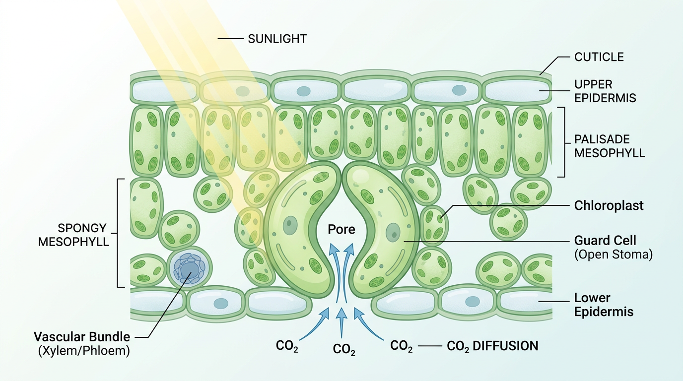Why Do Stomata Open During the Day? Understanding Gas Exchange in Photosynthesis