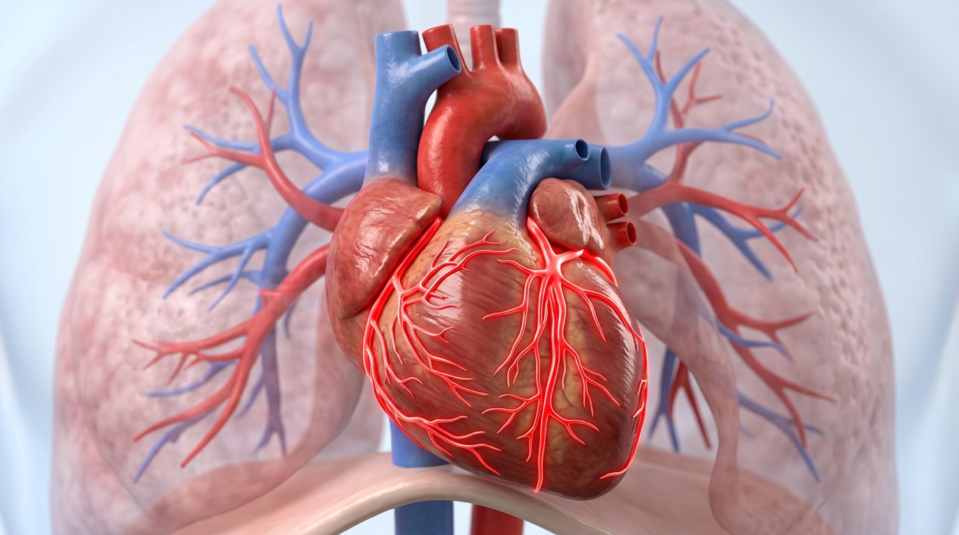How Heart Muscle Gets Oxygen: Understanding Coronary vs. Pulmonary Circulation (နှလုံးသွေးကြောစနစ်)