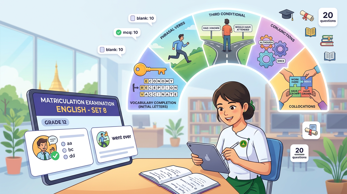 Matriculation Examination English - Set 8